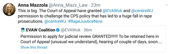 Rape is virtually decriminalised