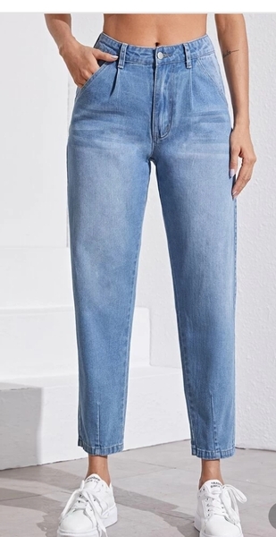 To ask what you think of mom jeans?