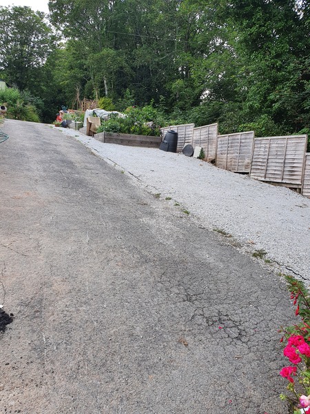 My gravel driveway is slippery to drive on! Any advice please?