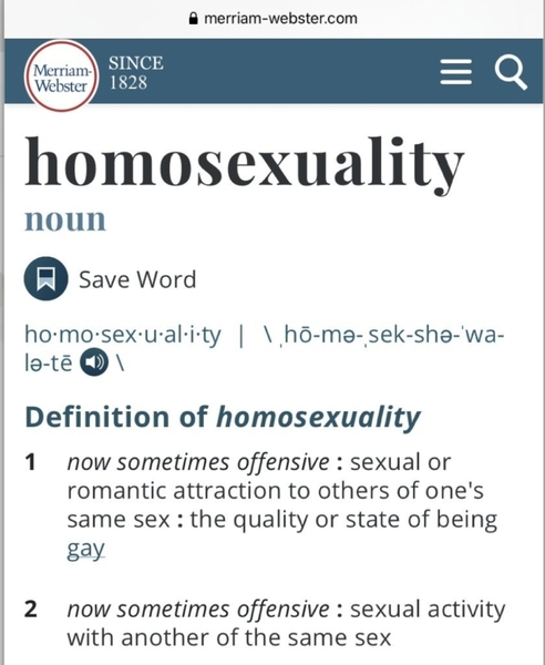 Merriam Webster dictionary changing definition of woman *title edited at requ of OP*