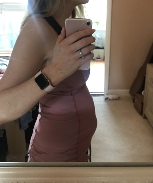 B shaped baby bump?!