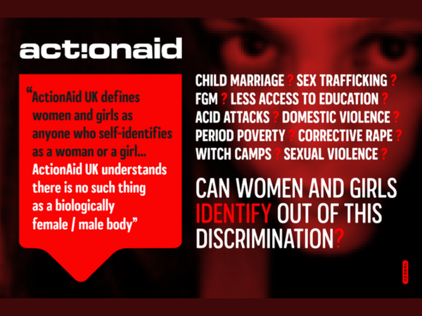 Action Aid - no such thing as a biological female