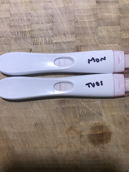 Is this this positive line getting darker?
