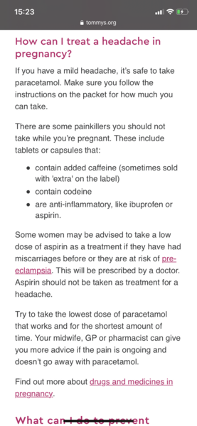 Migraines and conflicting 111 advice