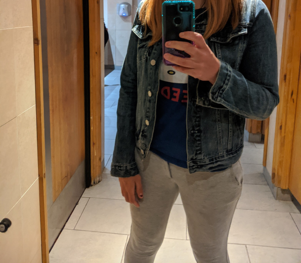 To feel disheartened about not losing weight but losing inches/sizes