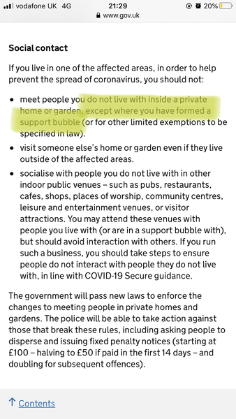 To be majorly pissed off at new lockdown rules?