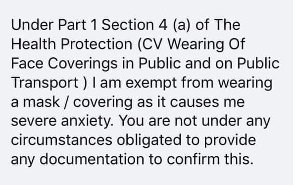 Face coverings to be made compulsory in England