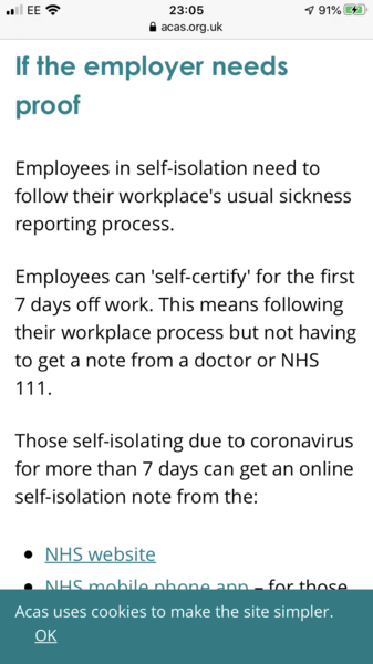 DH can't get into bother at work for needing to isolate twice, or can he? Positive result in the home.