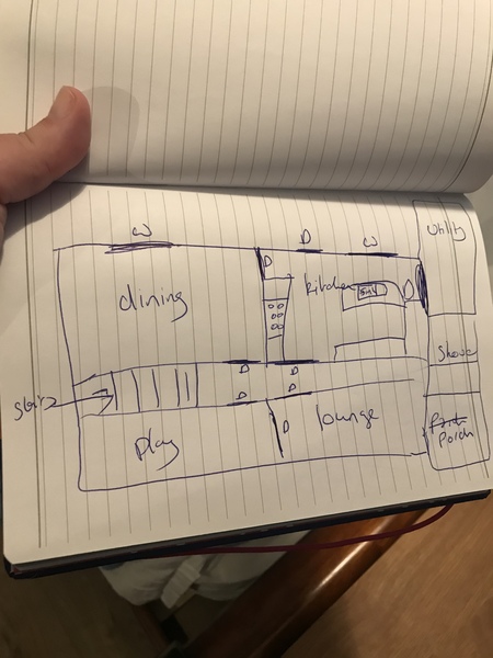 To consider opening my kitchen up to the dining room