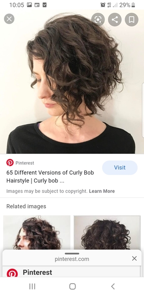 Curly hair - Would a bob work?