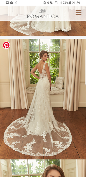 To ask for photos of your wedding dress?