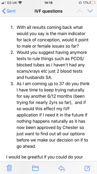 Accepted for IVF to soon??