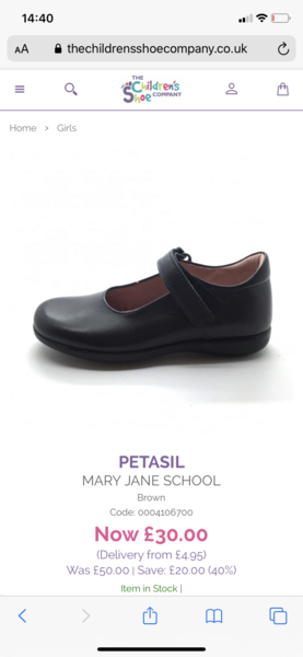 Oh crap, I just bought school shoes when it says trainers..
