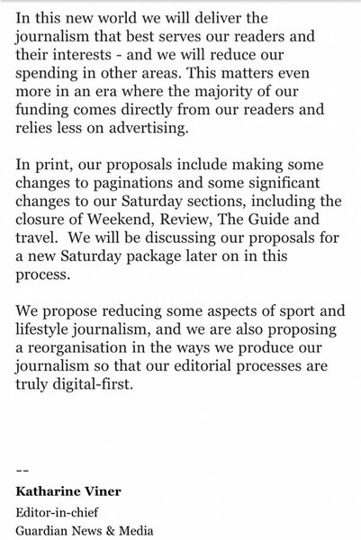 The Guardian job cuts