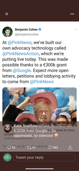 Mass TRA spamming of Liz Truss