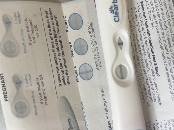 Implant and positive pregnancy test