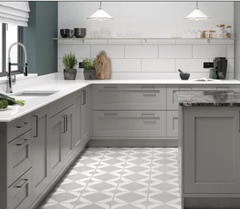 Slate or Calacatta White Marble for Hall Kitchen Diner