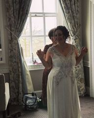To ask for photos of your wedding dress?