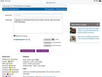 How do you add a photo to a message on a thread?