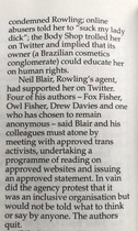 Private Eye on the targeting of JKR and demands for re-education