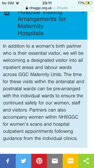 C section during Covid and no visitors