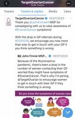 Shock!! WOMEN get Ovarian Cancer