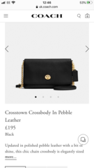 Which clutch bag coach or mulberry?