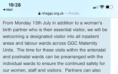 Princess Royal Maternity visiting etc
