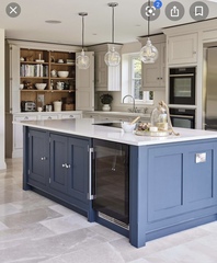 Slate or Calacatta White Marble for Hall Kitchen Diner