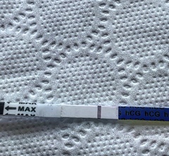Faint line?