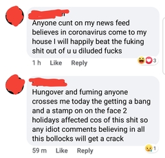 Covidiots. Conspiracy theories, hostility and telling us all to "wake up"