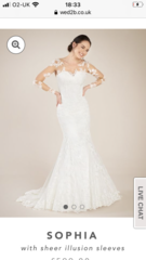 To ask for photos of your wedding dress?