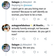 Self Identifying Women wanted