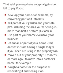 Parents selling part of their house - CGT?