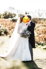 To ask for photos of your wedding dress?