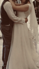 To ask for photos of your wedding dress?