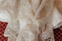 To ask for photos of your wedding dress?