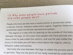 Book on periods referring to ‘people’ who have periods