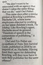 Private Eye on the targeting of JKR and demands for re-education