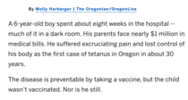 Not sure if I would have the vaccination or not