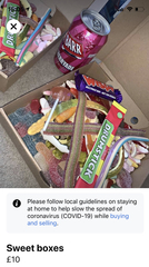 Or is everyone selling sweets in pizza boxes on Facebook?