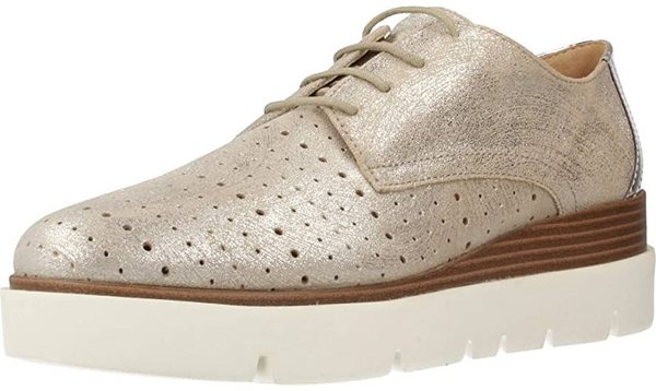 Non-black flatform brogues/lace-ups