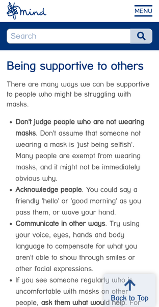 To ask the mask police to please PLEASE stop