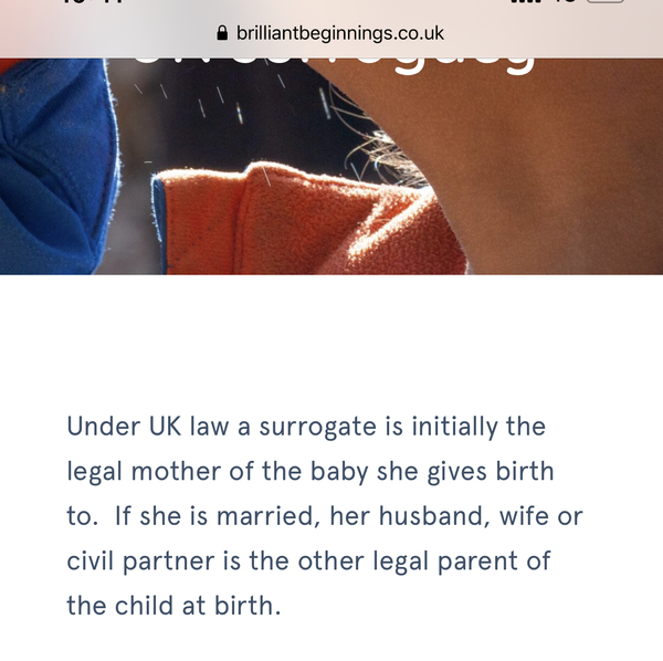 Surrogacy for a family member - a moral dilemma