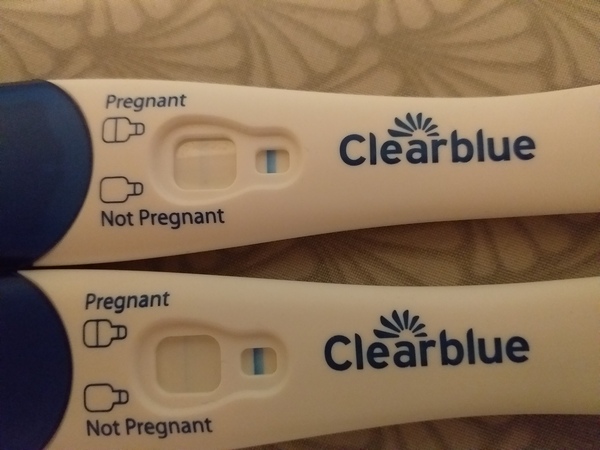 Pregnancy test faint line