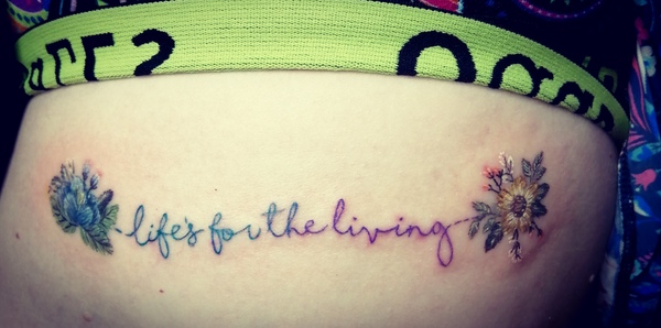 Just had my first tattoo (and on my ribs no less)