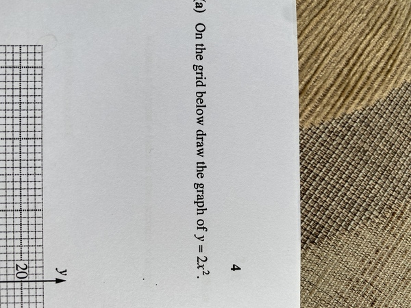 Help with a quadratic graph question
