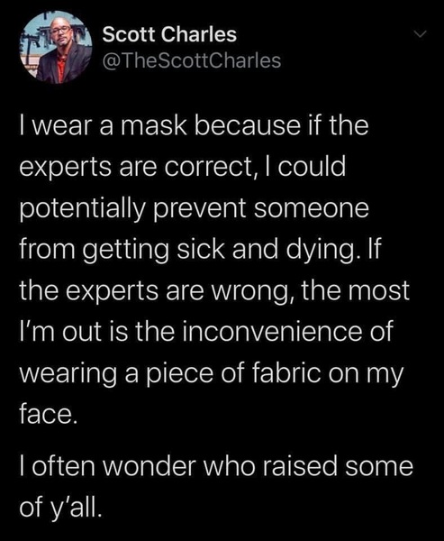 Wearing masks wrong