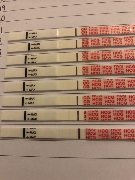 9dpo faint positive on IC