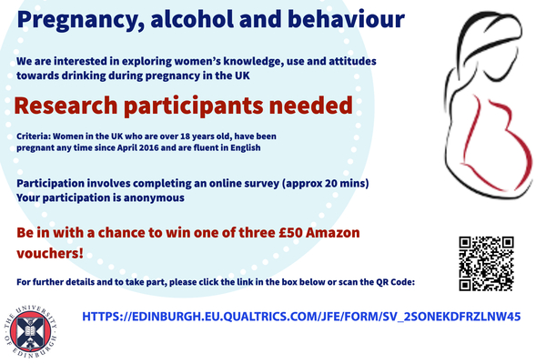 Pregnancy & Alcohol Research Study -3 £50 Amazon vouchers to be won!